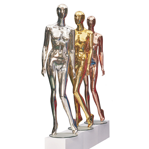 Electroplating mannequins