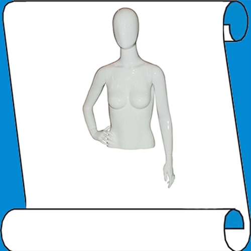 Half-length womens mannequin brand